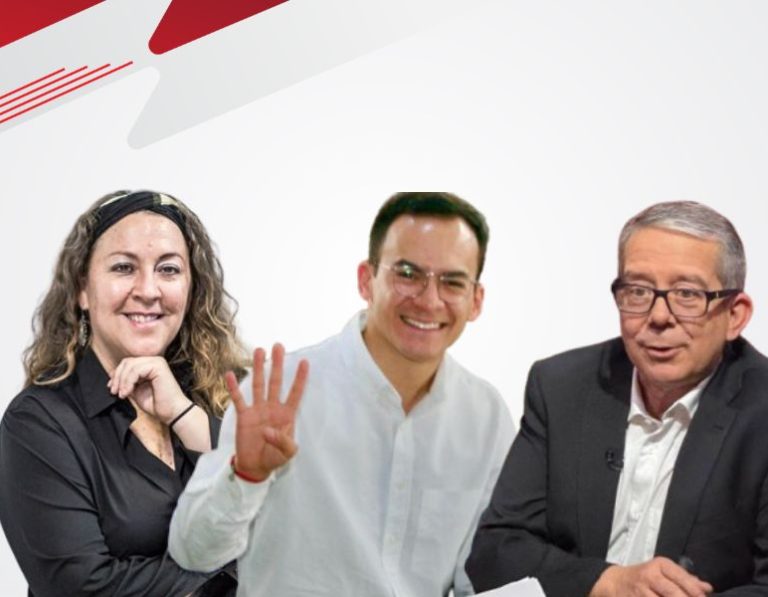 Ana Francis Mor, Jenaro Villamil y Alejandro Torres