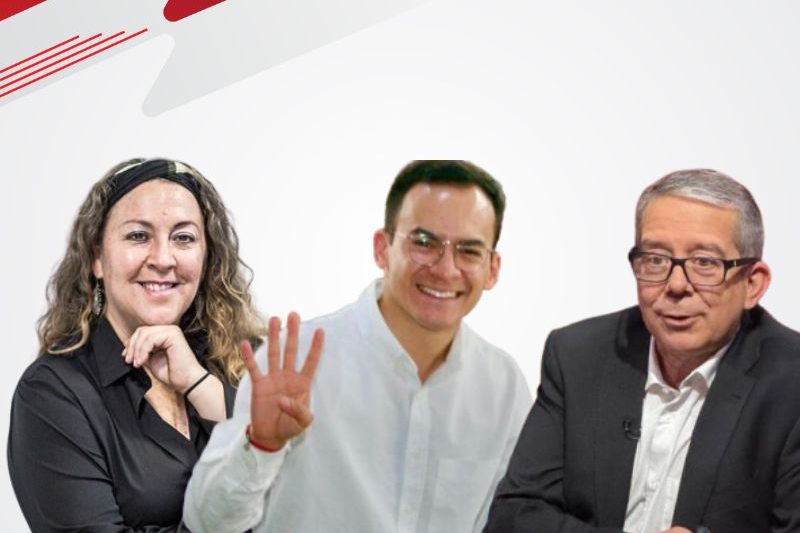 Ana Francis Mor, Jenaro Villamil y Alejandro Torres