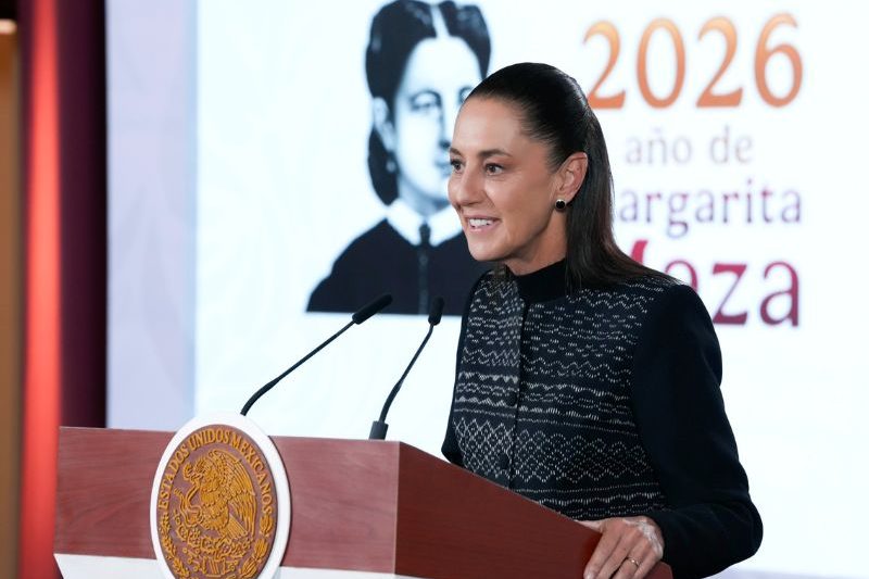 Sheinbaum aseguró que la revisión del T-MEC podría abrir la puerta a mejores condiciones comerciales frente a los aranceles de EU. Sheinbaum aseguró que la revisión del T-MEC podría abrir la puerta a mejores condiciones comerciales frente a los aranceles de EU.