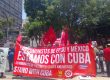 “Cuba no es una amenaza, el bloqueo sí”: marchan en CDMX contra sanciones de EU