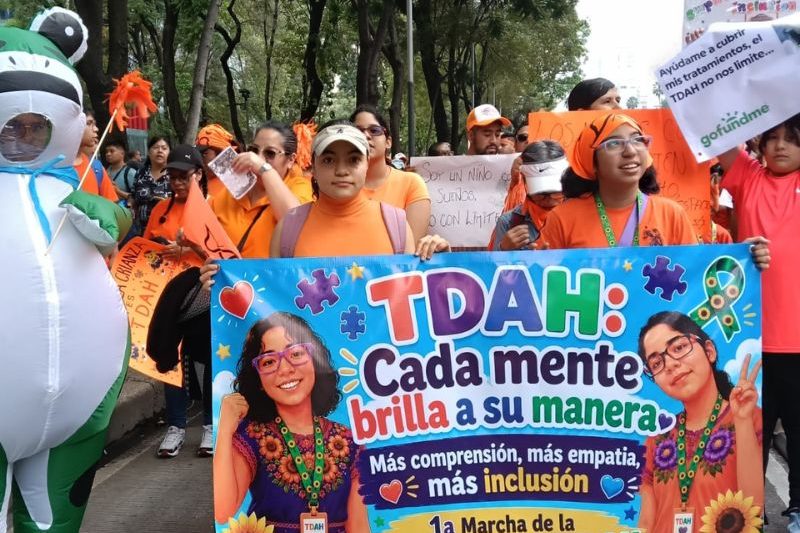 Primera marcha por el TDAH exige inclusión escolar y un alto a la discriminación
