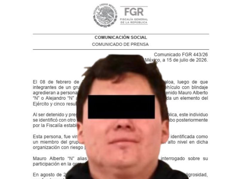Claudia Sheinbaum aseguró que la entrega de Mauro Alberto “N”, alias “Jando”, Claudia Sheinbaum aseguró que la entrega de Mauro Alberto “N”, alias “Jando”,