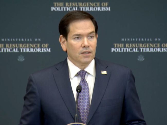 Marco Rubio advirtió sobre un supuesto aumento del terrorismo de extrema izquierda en EU y Europa