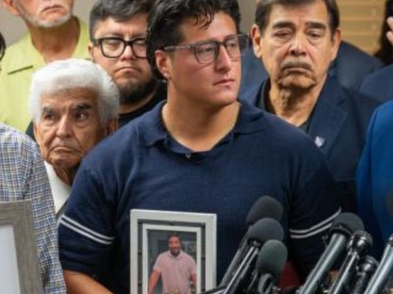 Familiares de Lorenzo Salgado y LULAC denuncian persecución contra migrantes Familiares de Lorenzo Salgado y LULAC denuncian persecución contra migrantes