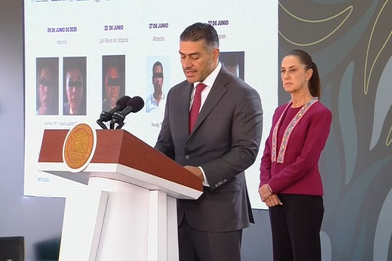 Sheinbaum afirma que hay pruebas contra Gilda Susana Lozoya por el caso Agronitrogenados y destaca avances del Plan Michoacán, con una reducción de 46% en homicidios y acciones para erradicar la extorsión.