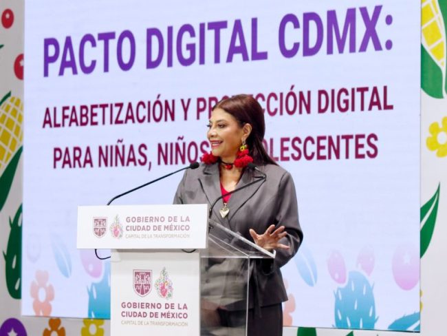 Lanzan Pacto digital en CDMX para bienestar digital de infancias