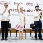 Sheinbaum promueve Jóvenes Construyendo el Futuro en Tamaulipas