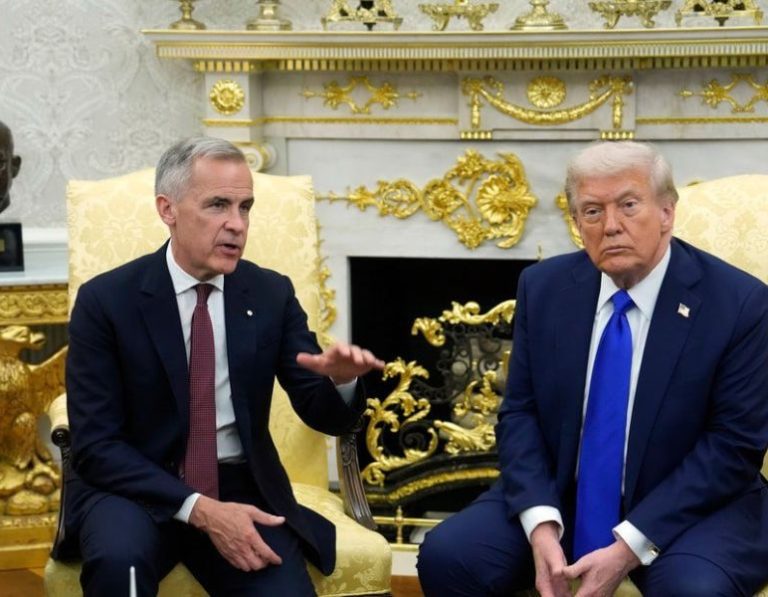 Continúa guerra comercial EU-Canadá: Carney rechaza condiciones de Trump