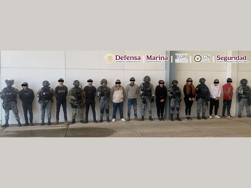 Operativo en Michoacán: detienen a nueve integrantes del CJNG