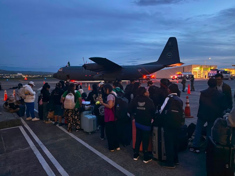 Repatriación Colombia México México repatrió a 36 personas mexicanas afectadas por el sismo de 7.4 en Colombia