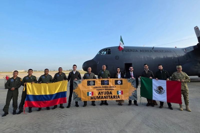México ayuda a Colombia