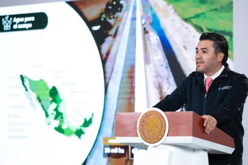 La Conagua informó que la nueva Ley de Aguas Nacionales ha permitido recuperar 5 mil millones de metros cúbicos de agua y avanzar en proyectos estratégicos de infraestructura hídrica, La Conagua informó que la nueva Ley de Aguas Nacionales ha permitido recuperar 5 mil millones de metros cúbicos de agua y avanzar en proyectos estratégicos de infraestructura hídrica,