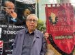 Integrantes del SME protestaron contra Felipe Calderón durante el Foro América Libre y exigieron recuperar la operación eléctrica de la zona que atendía Luz y Fuerza del Centro.