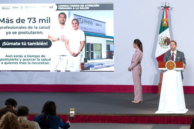 México pondrá en operación 12 mil 750 Consultorios del Servicio Universal de Salud a partir de enero de 2027, con atención médica y medicamentos gratuitos.