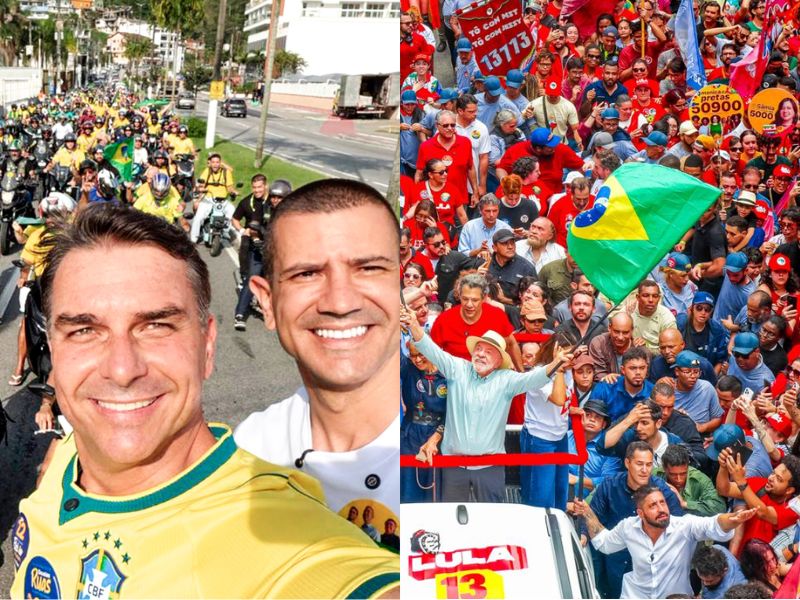 Lula y Flávio Bolsonaro avanzan a la segunda vuelta presidencial en Brasil Lula y Flávio Bolsonaro avanzan a la segunda vuelta presidencial en Brasil