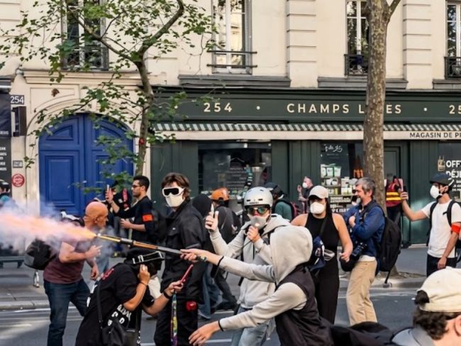 Protestas en Francia: crece el descontento social por el alto costo de la vida Protestas en Francia: crece el descontento social por el alto costo de la vida
