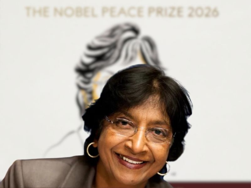 Navi Pillay gana el Nobel de la Paz 2026 por su defensa de los derechos humanos, su lucha contra el apartheid y su trabajo en la justicia internacional. Navi Pillay gana el Nobel de la Paz 2026 por su defensa de los derechos humanos, su lucha contra el apartheid y su trabajo en la justicia internacional.