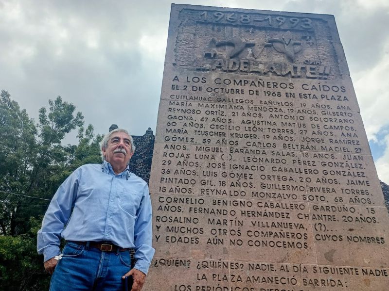 A 58 años de la matanza de Tlatelolco, monumentos, murales y memoriales mantienen presente la memoria del movimiento estudiantil en la Ciudad de México.