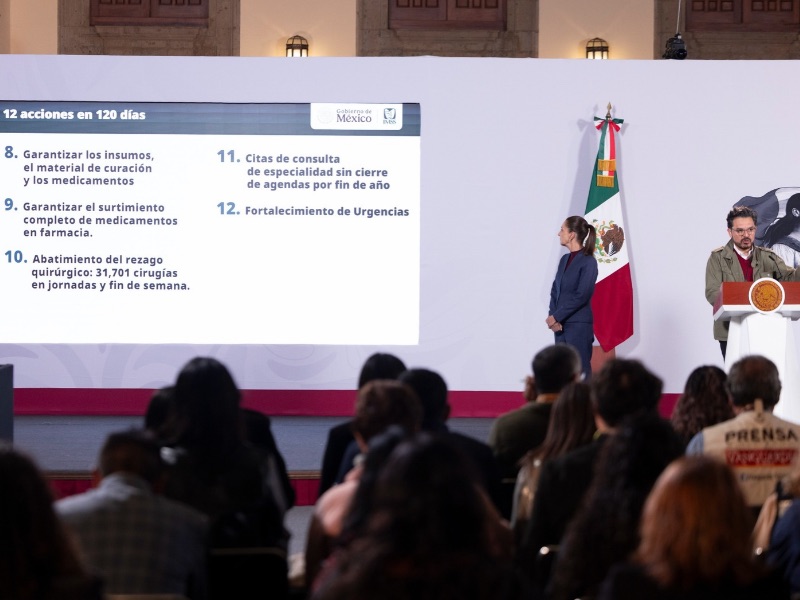 El IMSS aplicará 12 acciones del 27 de octubre al 24 de febrero para fortalecer al personal médico, modernizar el equipamiento y mejorar la atención a las personas derechohabientes. El IMSS aplicará 12 acciones del 27 de octubre al 24 de febrero para fortalecer al personal médico, modernizar el equipamiento y mejorar la atención a las personas derechohabientes.